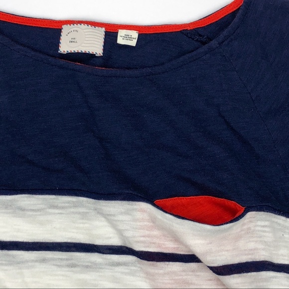 9-HI5 stcl Striped Block Jersey & Chambray Top - Picture 6 of 7